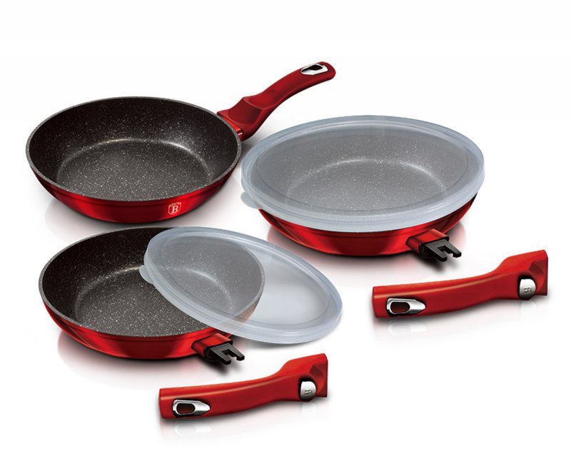 Berlinger haus BH-7053 Set di padelle rivestite in granito