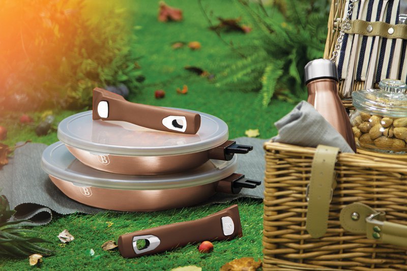 Berlinger haus BH-7054 Set di 3 padelle antiaderenti in granito