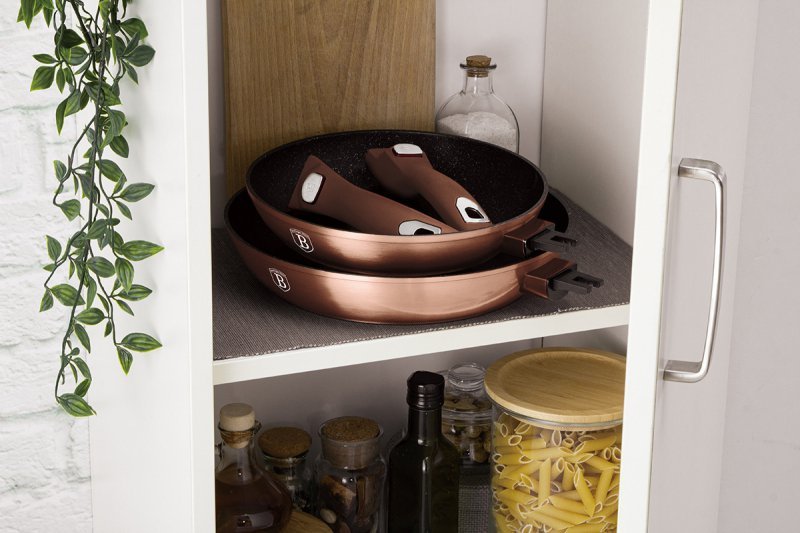 Berlinger haus BH-7054 Set di 3 padelle antiaderenti in granito