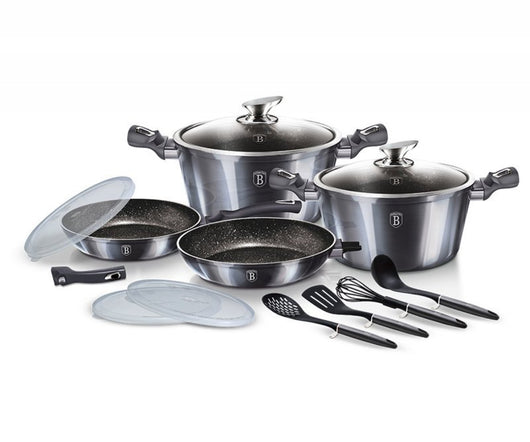 Berlinger haus BH-7059 Set di pentole e padelle rivestite in granito