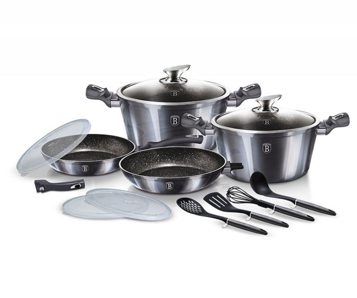 Berlinger haus BH-7059 Set di pentole e padelle rivestite in granito
