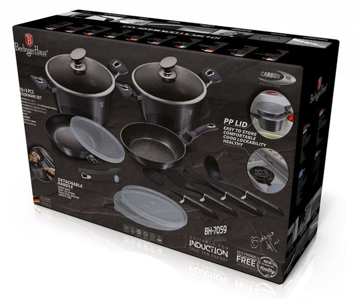 Berlinger haus BH-7059 Set di pentole e padelle rivestite in granito