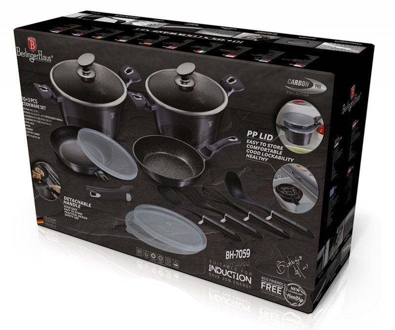 Berlinger haus BH-7059 Set di pentole e padelle rivestite in granito
