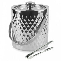 Secchiello per ghiaccio in acciaio inossidabile Kinghoff KH-1508 con coperchio e maniglia