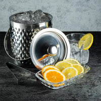 Secchiello per ghiaccio in acciaio inossidabile Kinghoff KH-1508 con coperchio e maniglia