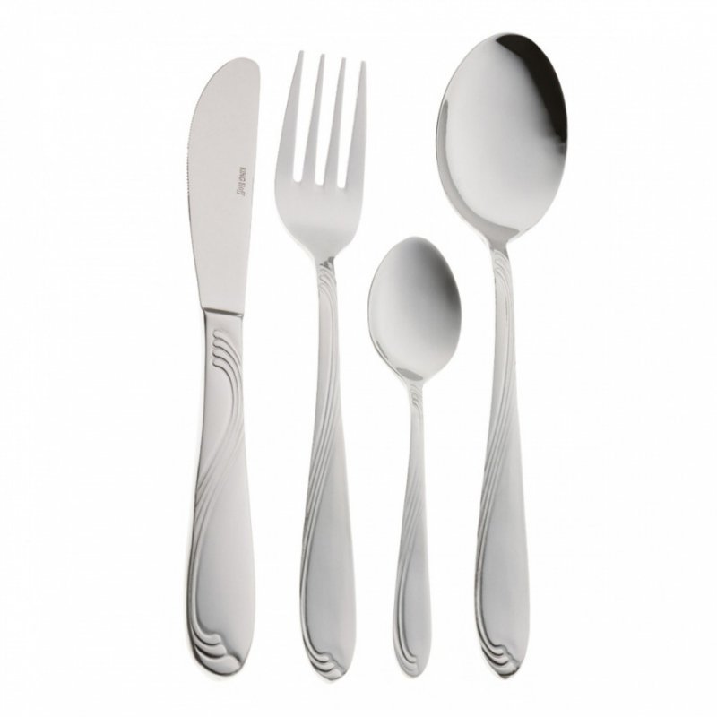 Set di posate in acciaio inossidabile di alta qualità Kinghoff KH-1344 da 24 pezzi