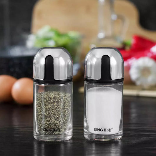 Set di saliera e pepiera Kinghoff KH-1644 per un facile dosaggio delle spezie