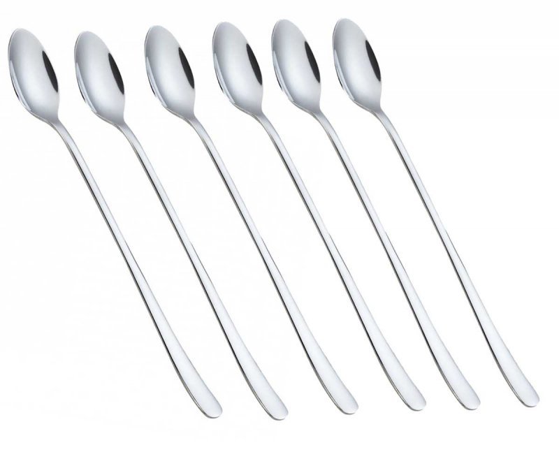 Kinghoff COCKTAIL SPOON 6 pz. KH-1340 Cucchiai da dessert in acciaio inossidabile
