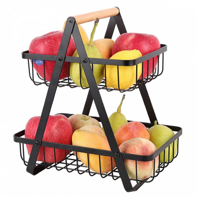 Cesto portafrutta in acciaio verniciato a polvere a 3 ripiani Brunbeste LOFT 3063