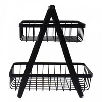 Cesto portafrutta in acciaio verniciato a polvere a 3 ripiani Brunbeste LOFT 3063