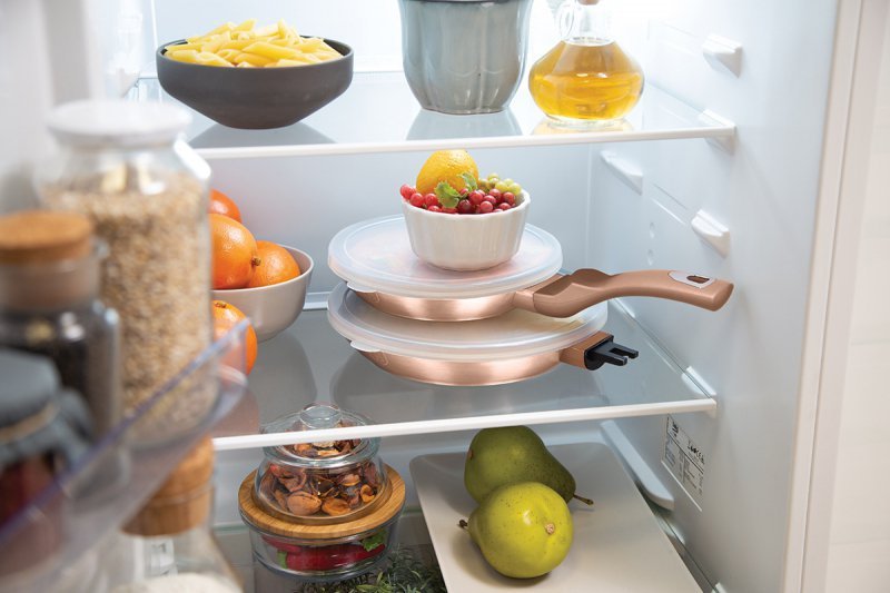 Berlinger haus BH-7038 Set di padelle rivestite in granito oro rosa