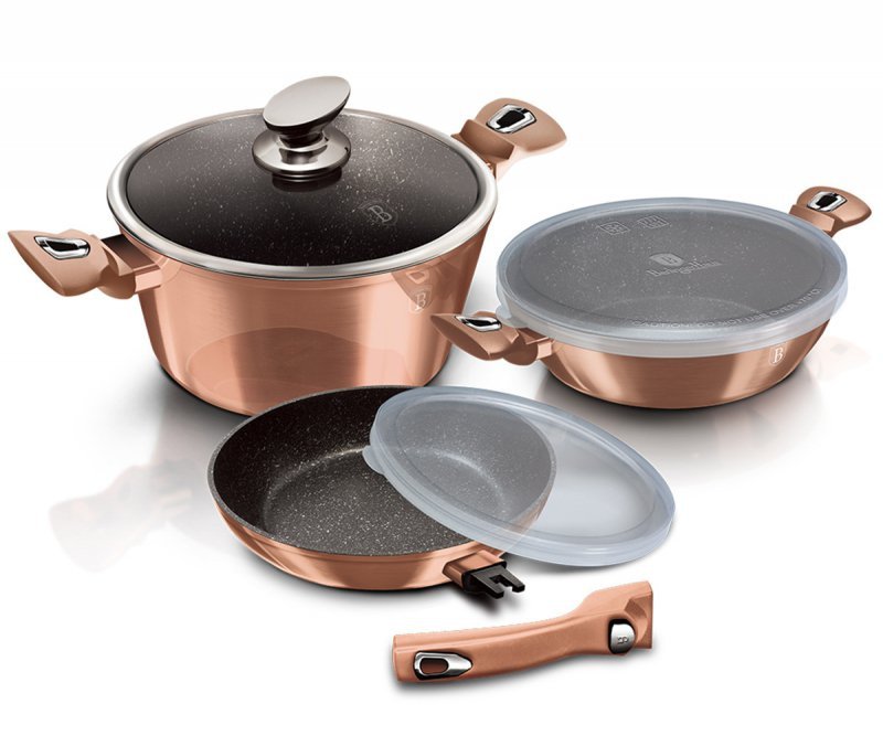 Berlinger haus BH-7051 Set di pentole in granito - Pentole di alta qualità