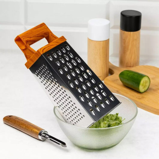 Grattugia da cucina a quattro lati in acciaio inossidabile Kinghoff KH-4083