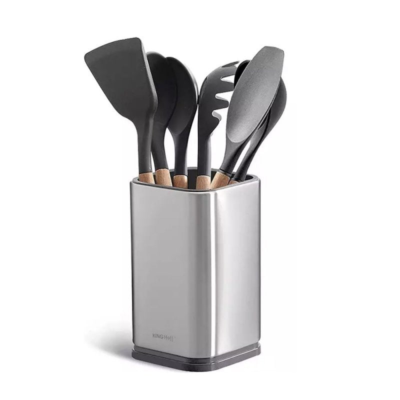 Kinghoff KH-1653 Elegante portautensili da cucina in acciaio inossidabile