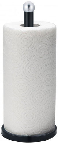 Porta asciugamani di carta Kinghoff KH-1219 - Supporto in acciaio inossidabile nero