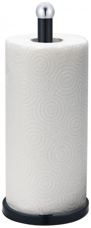 Porta asciugamani di carta Kinghoff KH-1219 - Supporto in acciaio inossidabile nero