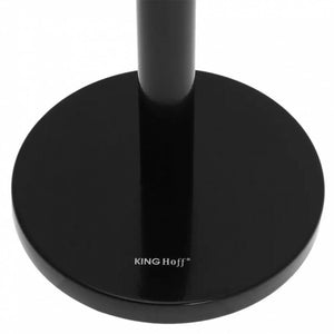 Porta asciugamani di carta Kinghoff KH-1219 - Supporto in acciaio inossidabile nero