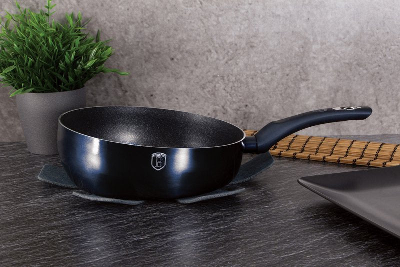 Berlinger haus BH-1881 Padella wok girevole rivestita in granito 26 cm