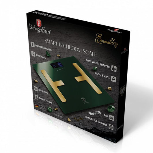 Bilancia da bagno per grasso corporeo Berlinger haus BH-9108 con display LCD