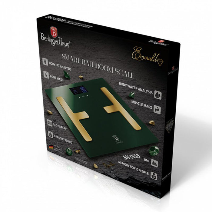 Bilancia da bagno per grasso corporeo Berlinger haus BH-9108 con display LCD
