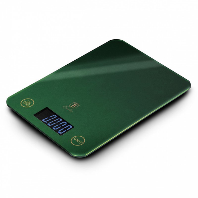 Bilancia da cucina super piatta Berlinger haus BH-9359 in verde smeraldo