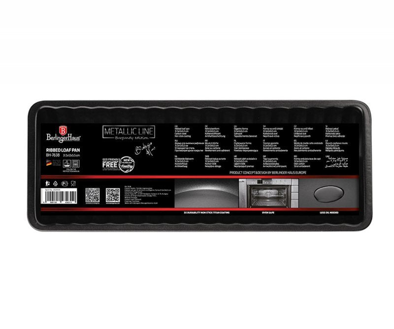 Teglia da forno ondulata antiaderente Berlinger haus BH-7638