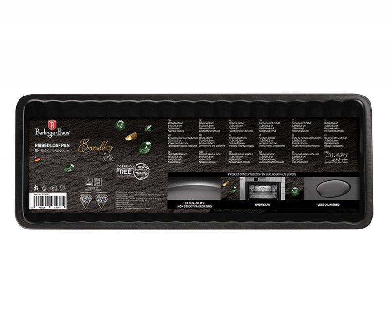 Teglia da forno ondulata antiaderente Berlinger haus BH-7643
