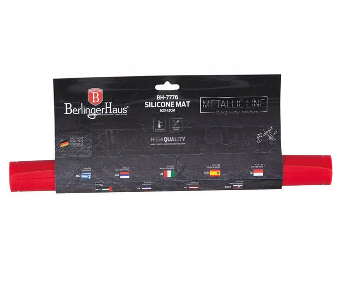 Tappetino per impastare antiaderente in silicone Berlinger Haus BH-7776 62x42cm
