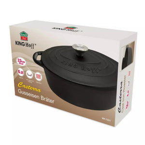 Teglia da forno in ghisa Kinghoff KH-1531 per una cucina sana