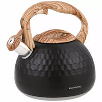 Klausberg KB-7562 Bollitore con fischietto da 2,8 l in acciaio inox