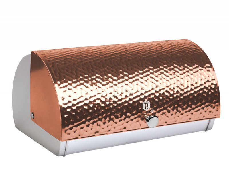 Berlinger Haus BH-6726 Portapane in acciaio color oro rosa - Elegante contenitore per la cucina