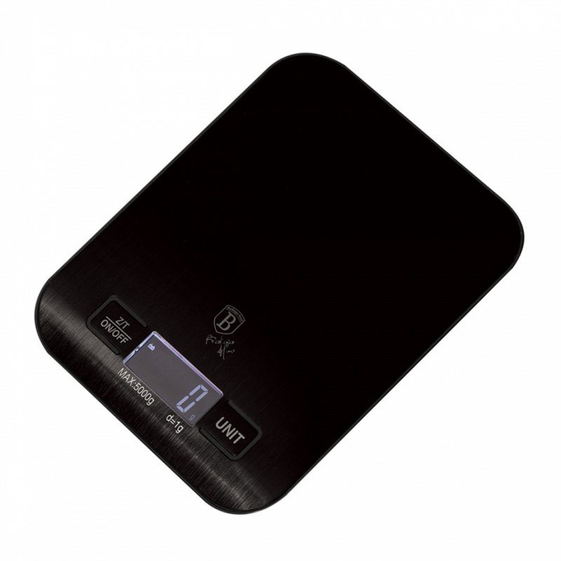 Bilancia da cucina superpiatta Berlinger haus BH-9425 in argento nero