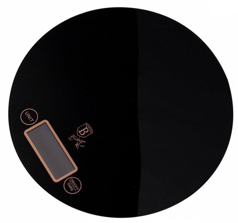 Berlinger haus BH-9431 Bilancia da cucina super piatta in nero rosa