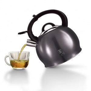 Berlinger haus BH-6666 Bollitore con fischietto in acciaio inossidabile da 3 litri