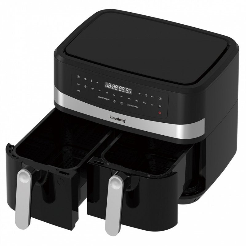 Friggitrice ad aria senza olio Klausberg KB-7573 con doppio cestello da 4,5 l