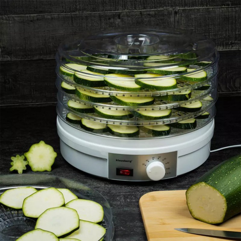 Essiccatore elettrico multistrato per alimenti Klausberg KB-7567 per spuntini salutari