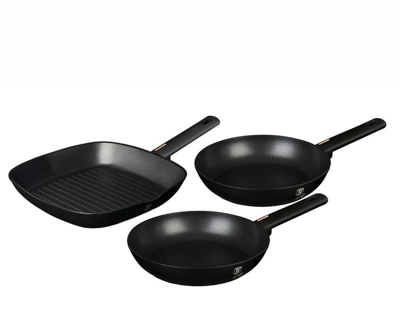 Berlinger haus BH-7096 Monaco Titanium Frypan Set - Pentole antiaderenti