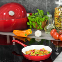 Padella in ghisa smaltata Kinghoff KH-2262 da 26 cm per una cottura uniforme