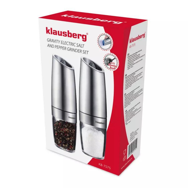 Klausberg KB-7575 Gravity Grinder Set - Macinaspezie Elettrico