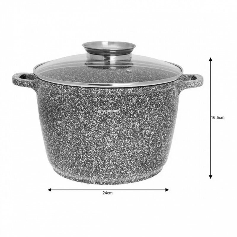 Klausberg KB-7525 Pentola in marmo per induzione da 6,2 l