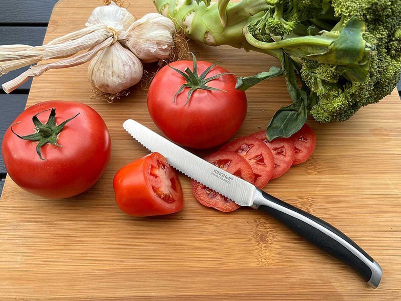 Coltello seghettato per pomodori Kinghoff KH-1703 per verdure morbide