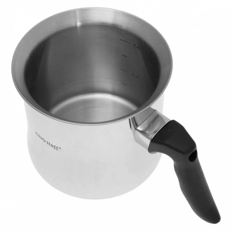 Kinghoff KH-3108 Pentola per latte fischiante in acciaio inossidabile da 1 l