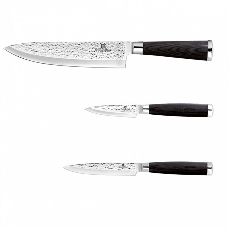Berlinger haus BH-2487 Primal Gloss Set di 3 coltelli in acciaio inossidabile