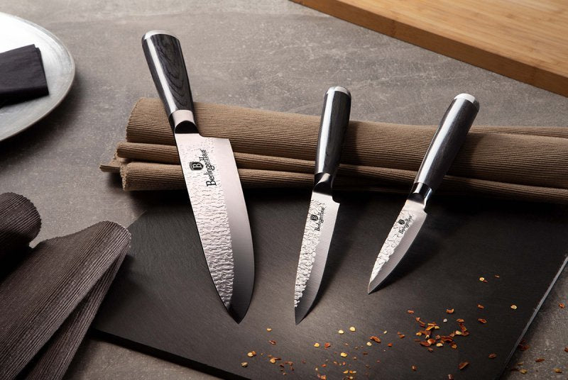 Berlinger haus BH-2487 Primal Gloss Set di 3 coltelli in acciaio inossidabile