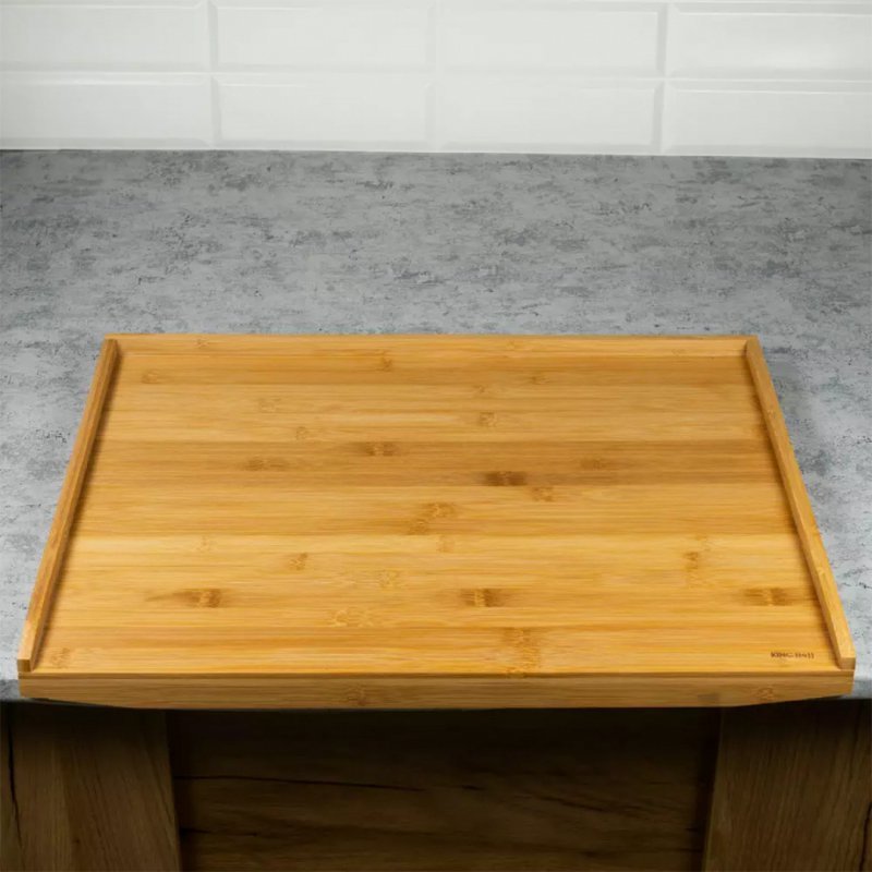 Kinghoff KH-1683 Tagliere per pasticceria in bambù naturale 55x43cm