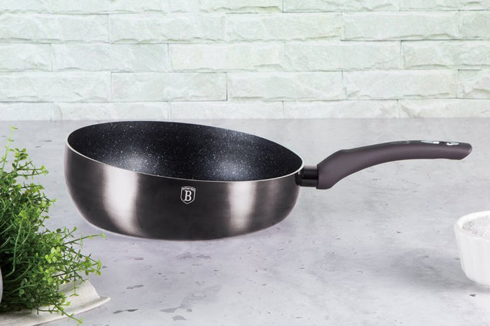 Berlinger Haus BH-6906 Padella Wok Carbon Pro da 26 cm con rivestimento in granito