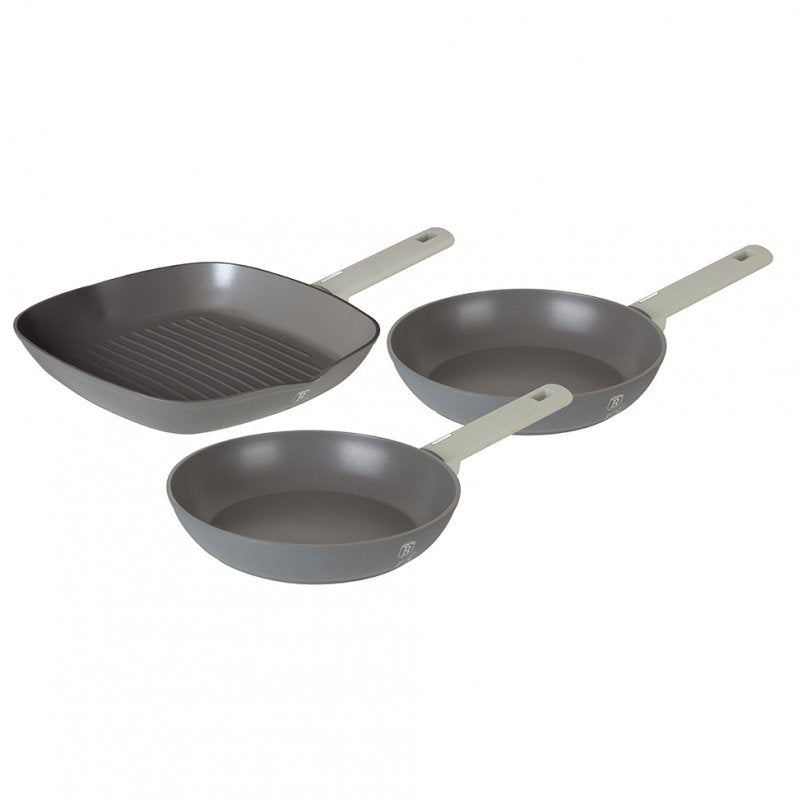Berlinger haus BH-7076 Aspen Titanium Frypan Set - Pentole antiaderenti