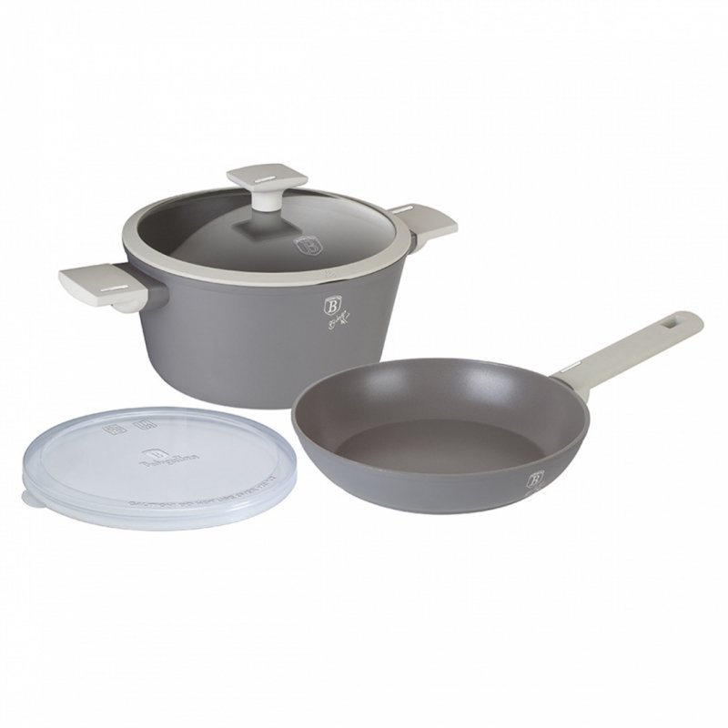 Berlinger haus BH-7079 Aspen Titanium Set di pentole antiaderenti