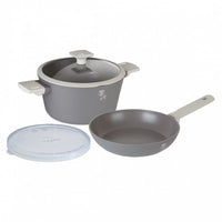 Berlinger haus BH-7079 Aspen Titanium Set di pentole antiaderenti