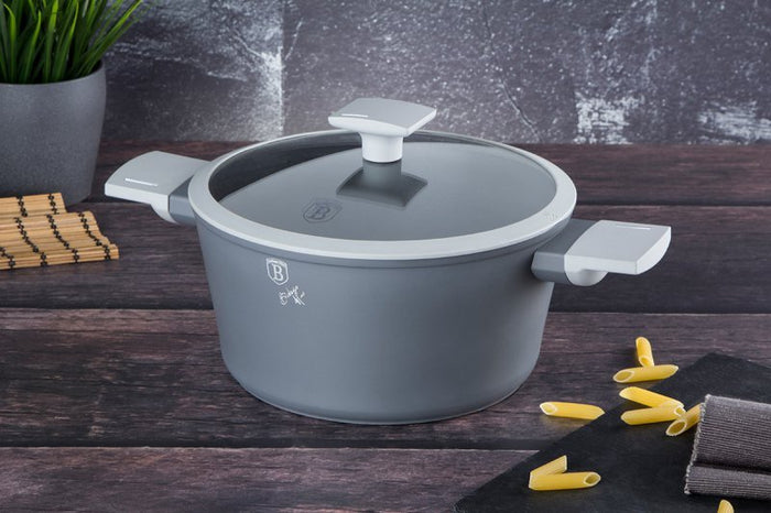 Berlinger haus BH-7079 Aspen Titanium Set di pentole antiaderenti
